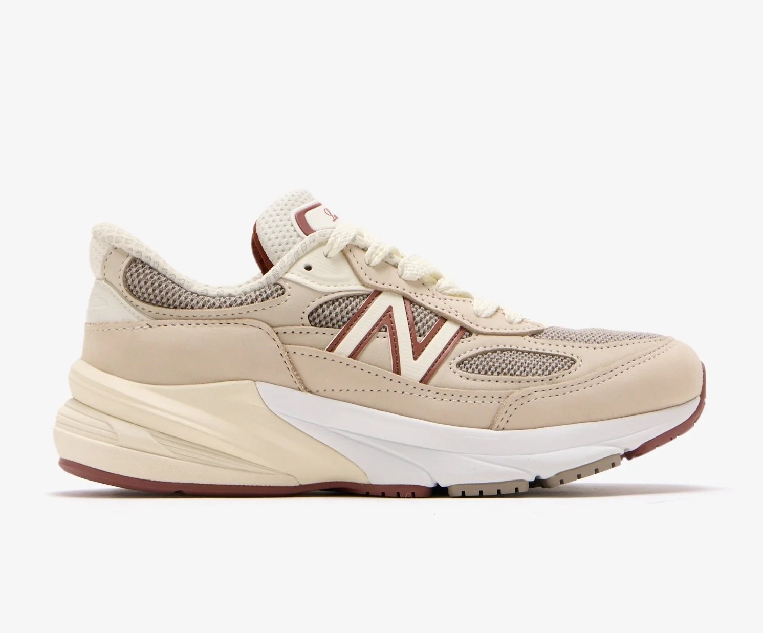 New Balance 990v6 MiUSA Loro Piana Raw Cashew